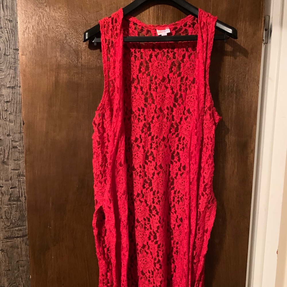 LuLaRoe Red cover up